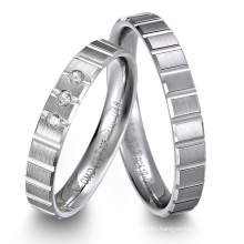 Wholesale Fashion Imitation Jewellery Couple Wedding Band Ring